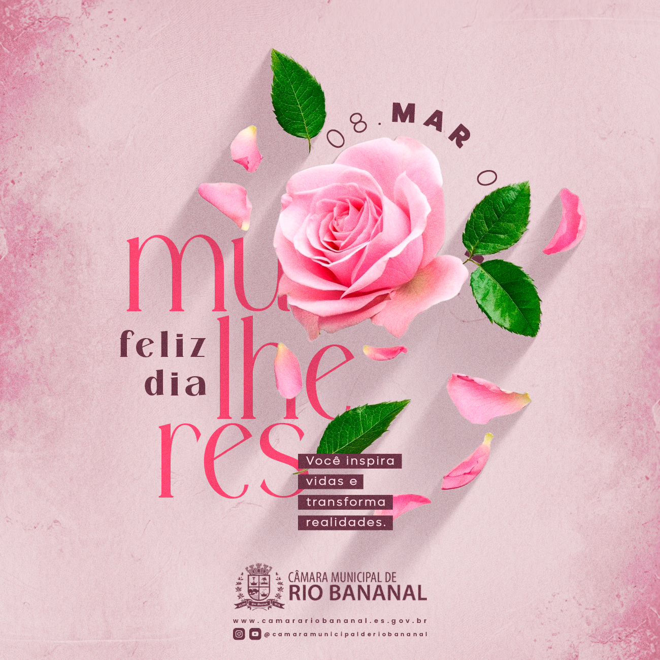 Foto da notícia: Homenagem ao Dia das Mulheres.