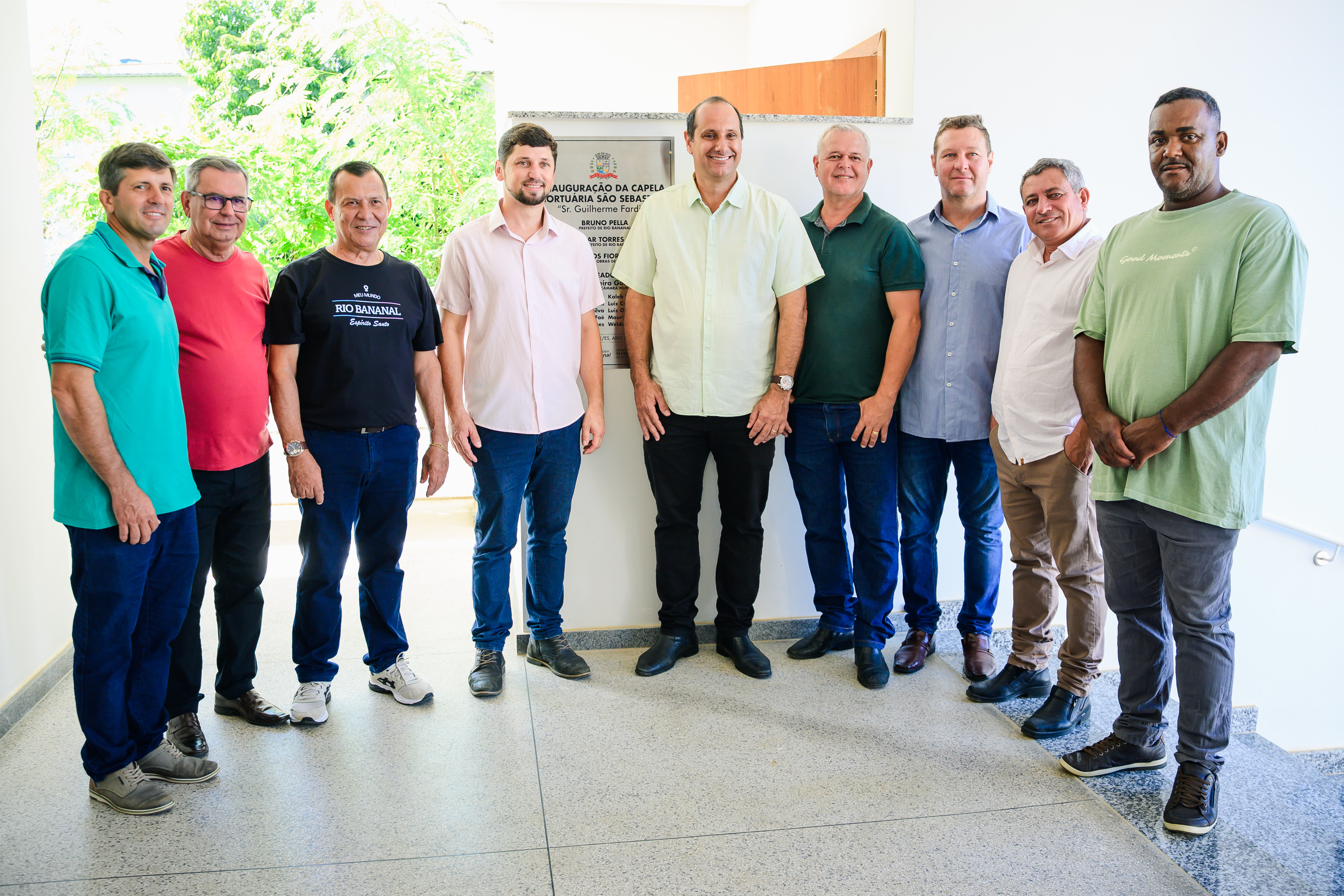 Inauguração da  Capela Mortuária de São Sebastião Guilherme Fardim