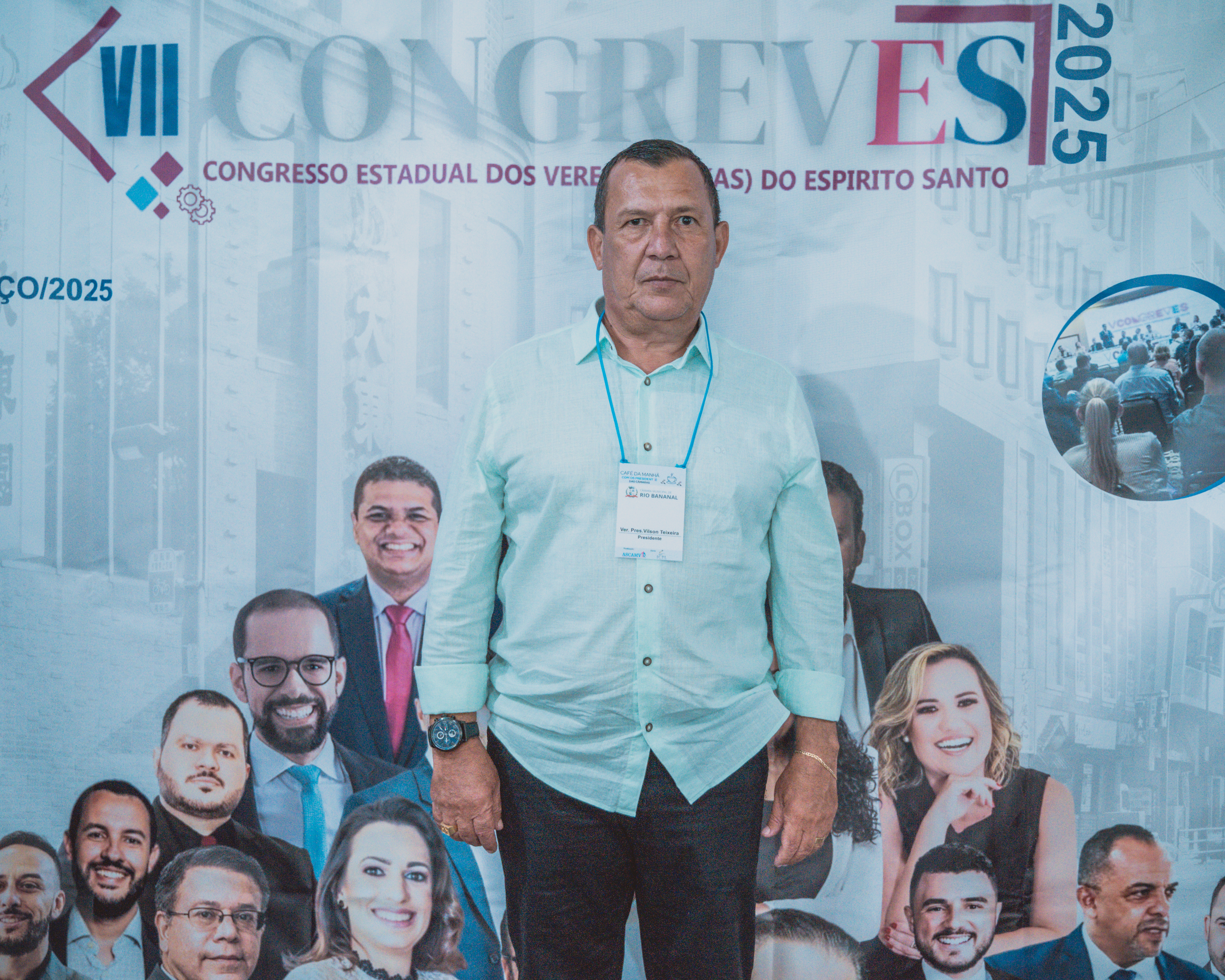 NOTÍCIA: O presidente da Câmara Municipal Vilson Teixeira Gonçalves participou da ASCAMVES (Associação das Câmaras Municipais e de Vereadores do Espírito Santo). 