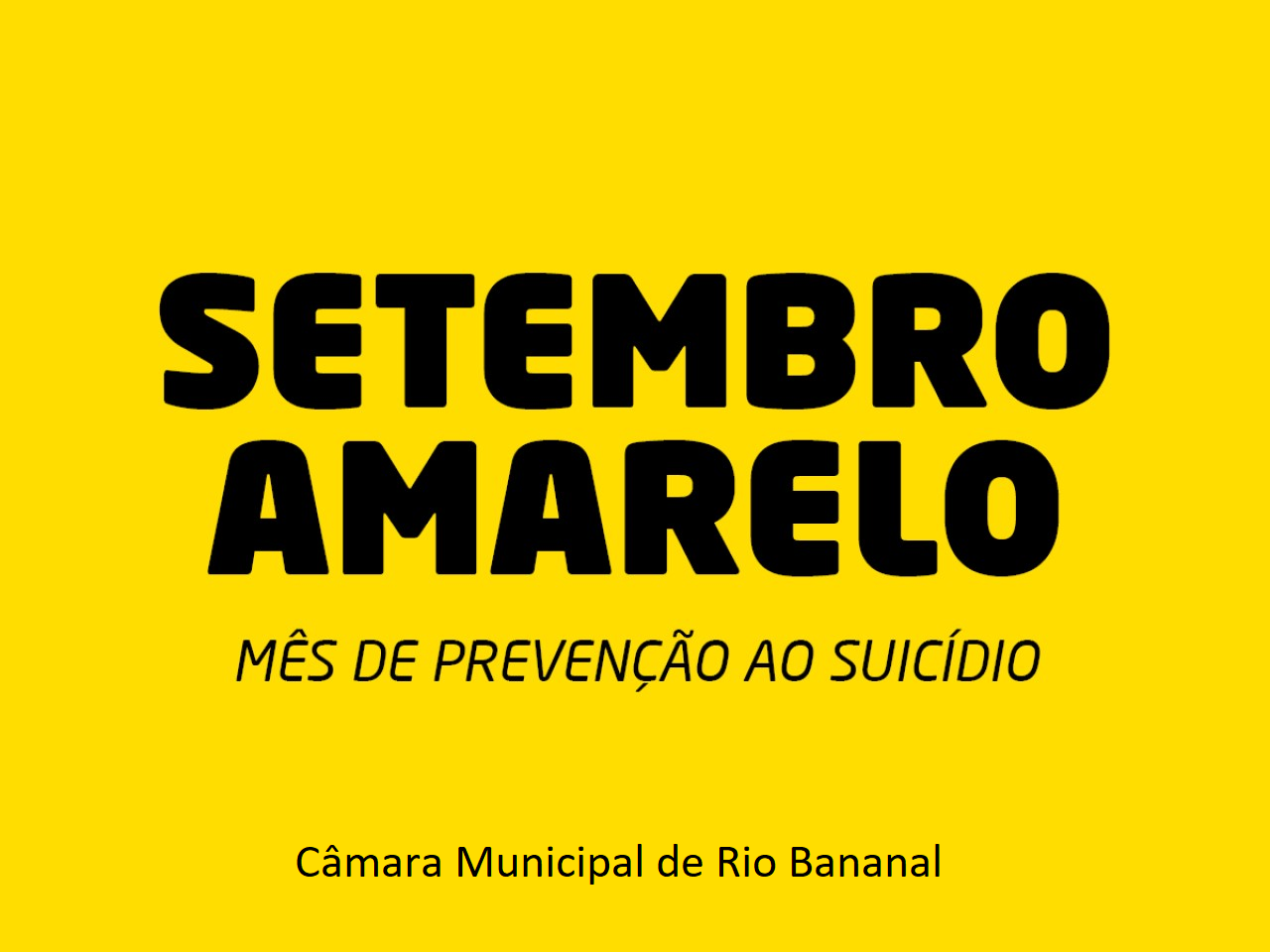 SETEMBRO AMARELO - TODA VIDA IMPORTA